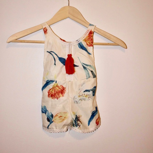Other - Floral silky romper Other - Floral silky romper